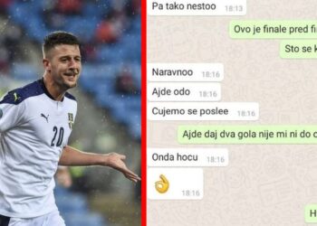 „Daću dva gola Norvežanima“: Pogledajte neverovatnu prepisku Sergeja sa bratom pre meča u Oslu (FOTO)