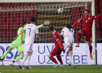 Spektakl fantastičnih Orlova: Srbija sa 5:0 demolirala Rusiju i ostala u B Ligi nacija:(VIDEO)