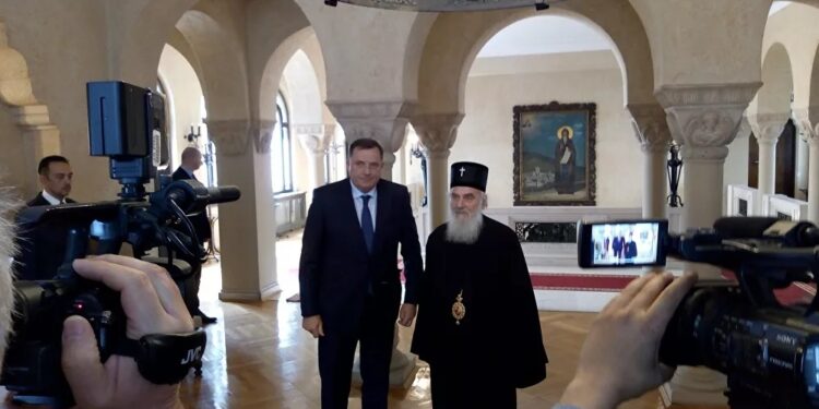 Dodik: Smrću patrijarha Irineja izgubili smo istinskog pastira