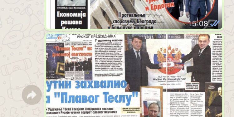 “Vesti” čitaju i u ruskoj ambasadi
