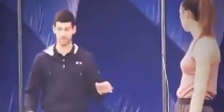Novak Đoković kao trener Olge Danilović: “Odličan volej, ali forhend si udarila…”