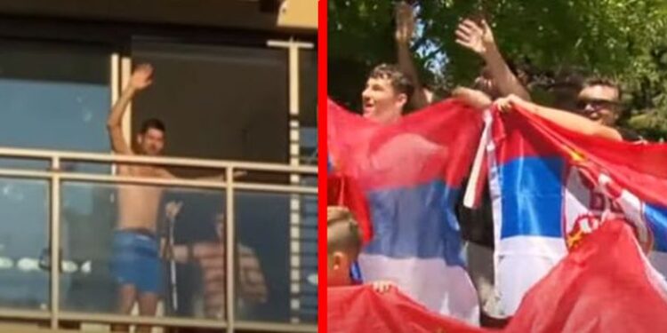 Srbi u Australiji zbog Novaka glavna tema: Evo kako smo ga naterali da izađe na terasu i zaigra kolo (VIDEO)