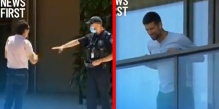 Srbin, uz nadzor policije, došao pred Novakovu terasu u Adelejdu: Đoković postupkom oduševio (VIDEO)