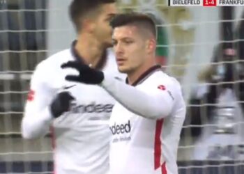 Jović dao novi gol za Ajntraht! Luka i Kostić napravili šou protiv Bilefelda (VIDEO)