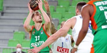 Jaka Blažić vodio Cedevita Olimpiju do trijumfa protiv Budućnosti (VIDEO)
