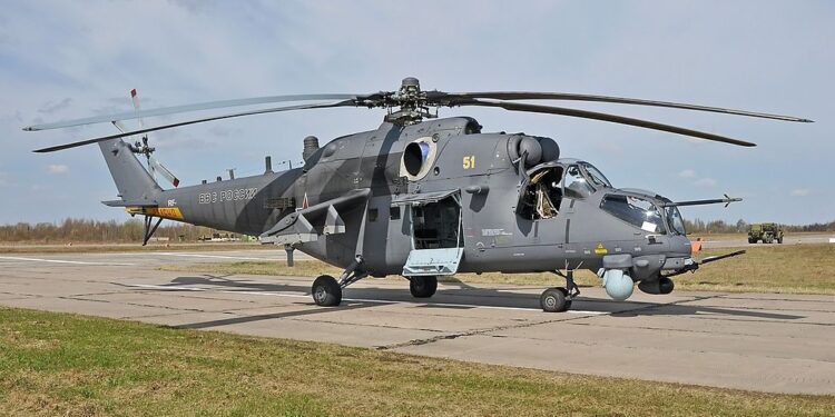 Ruski vojni helikopter prinudno sleteo u Siriji