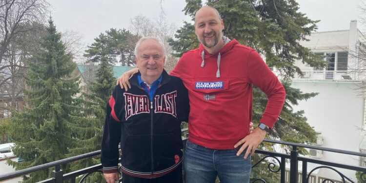 Božidar Maljković u Olimpijskoj kući ugostio čuvenog Dina Rađu