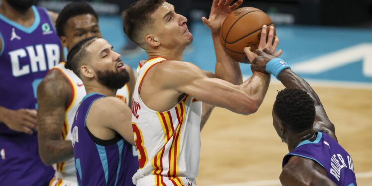 Bogdanovićev trojkaški rekord karijere u NBA za tesnu pobedu Atlante (VIDEO)