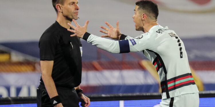 Sudija dobio otkaz jer nije video gol Ronalda protiv Srbije