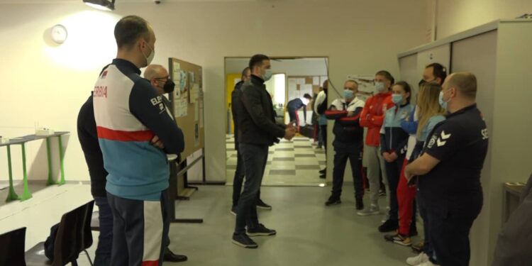Udovičić posetio strelce Srbije: Šampionske medalje stvaraju samo odlučni i jaki… (VIDEO)