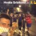 Pariz spava, policijski čas, “Srbikosi” ispred stadiona slave i pevaju sa Noletom (VIDEO)