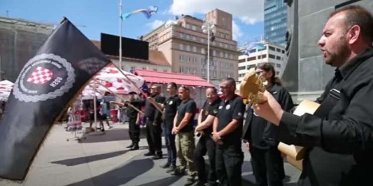 Dokle više?! Ustaške pesme i obeležja ponovo u centru Zagreba (VIDEO)