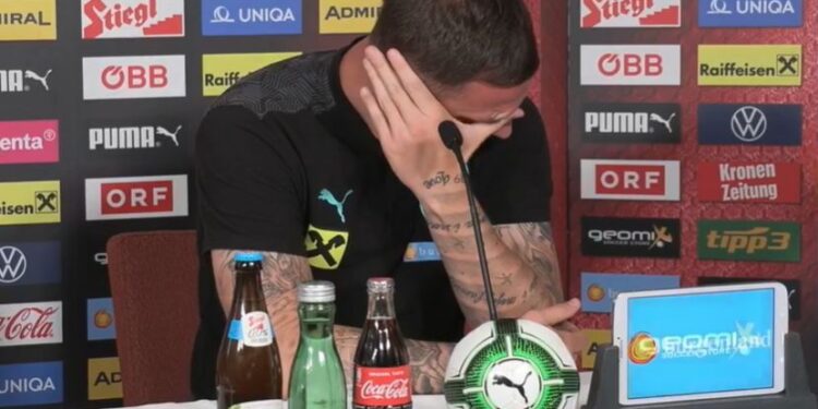 Arnautović plakao na konferenciji: Napadača Austrije slomile emocije zbog Kine, korone, reprezentacije…