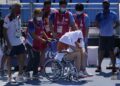 Strašne scene u Tokiju: Španska teniserka doživela toplotni udar, izveli je sa terena u kolicima (VIDEO)