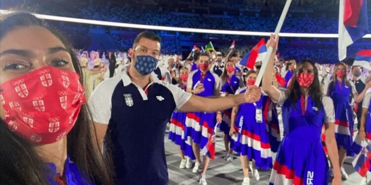 Srpski olimpijci proslavili zlatnu medalju Milice Mandić (VIDEO)