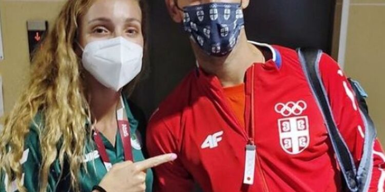 Dvojnica Jelene Đoković u Tokiju: Nole napravio najluđu fotku na OI (FOTO)