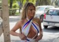 Marijana Zonjić se pojavila polugola na ulici, pa izazvala udes (VIDEO)