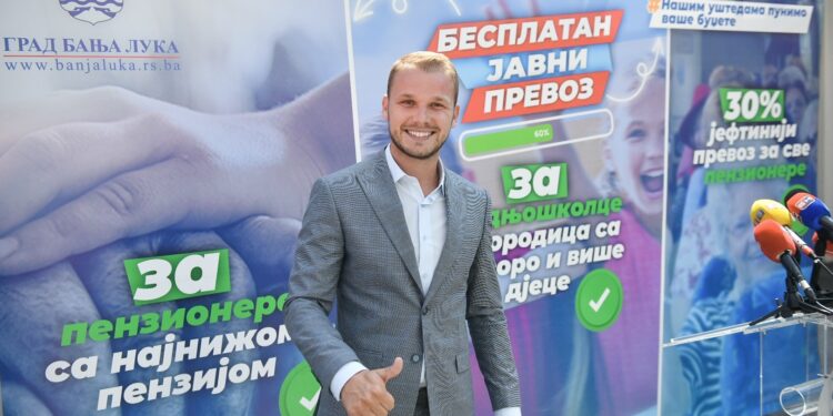 Besplatan prevoz za penzionere i srednjoškolce i studente iz višečlanih porodica u Banjaluci