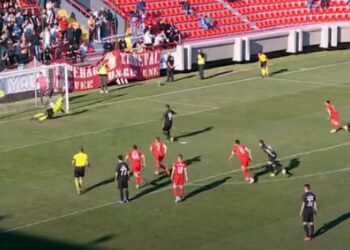 Pogledajte ponovljeni penal Partizana u Kruševcu i gužvu ispred gola Napretka (VIDEO)
