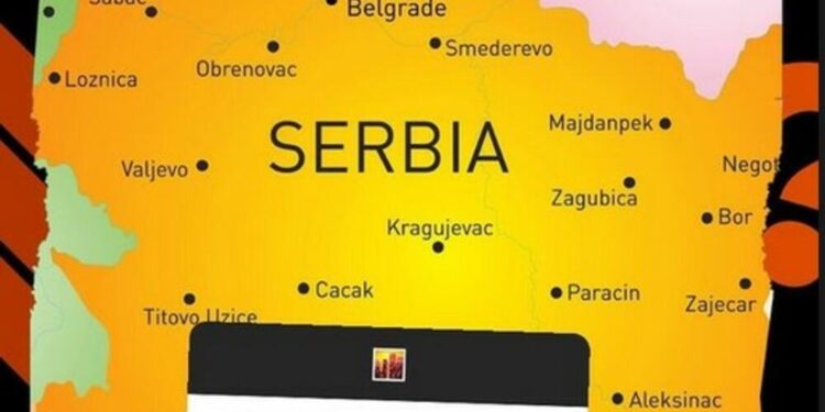 Midtjiland stigao u Beograd uz sramnu provokaciju: Srbija bez Kosova na 2 mape!