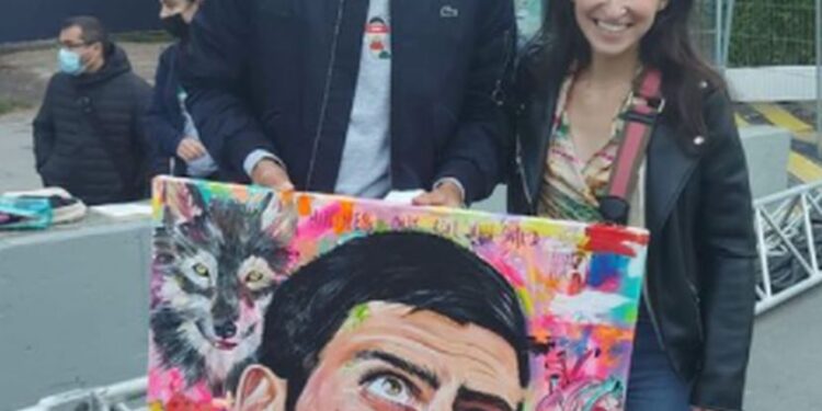 Novak dobio sliku sa mitskim detaljem: Životinja, zaštitnik Srba simbol nepokornosti
