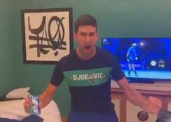 Novak u transu zbog plasmana na Mundijal! Urlao od sreće posle pobede Srbije!