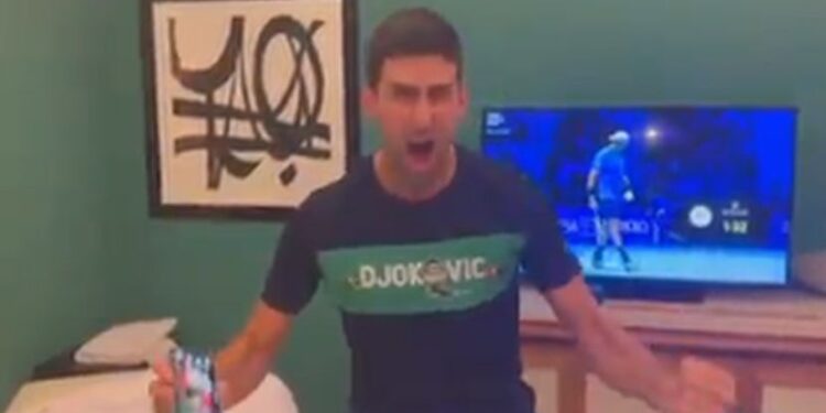 Novak u transu zbog plasmana na Mundijal! Urlao od sreće posle pobede Srbije!