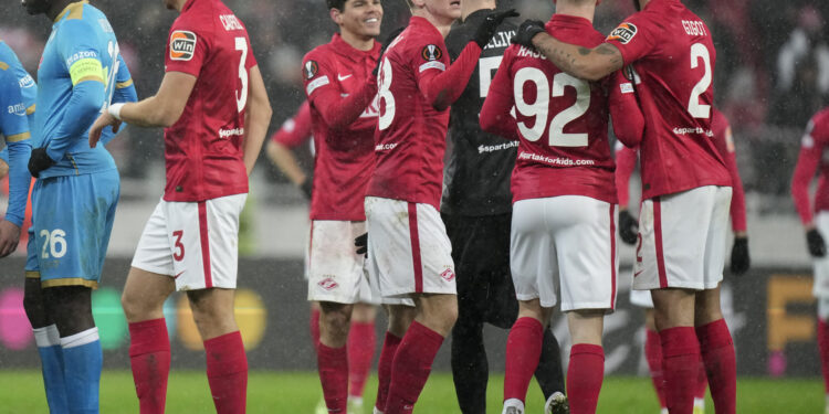Napoli pao u Moskvi: Sobolev sa dva gola odveo Spartak na vrh tabele