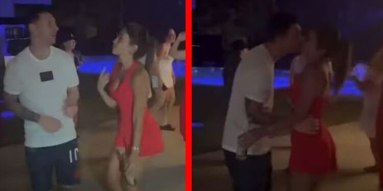 Prekratka haljinica, pa zavodnički ples i poljubac za Lea: Mesijeva žena podelila video sa proslave Božića (FOTO/VIDEO)