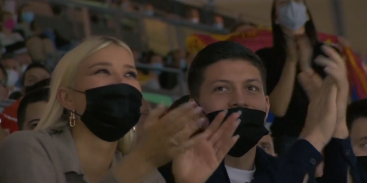 Luka Jović i Sofija navijaju za Novaka i tenisere protiv Hrvata (FOTO)