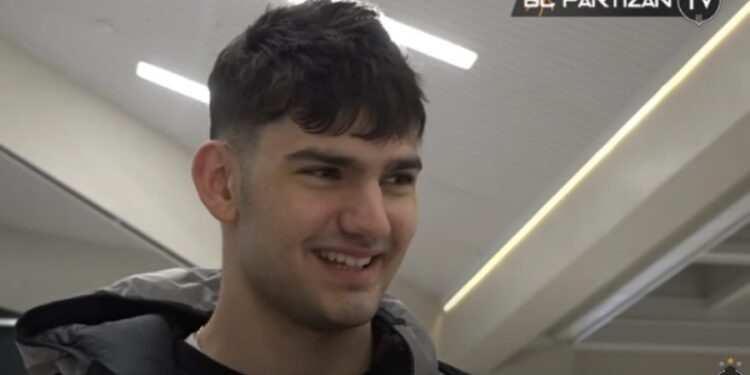 Vukčević stigao u Partizan: Želim da naučim što više od Obradovića (VIDEO)