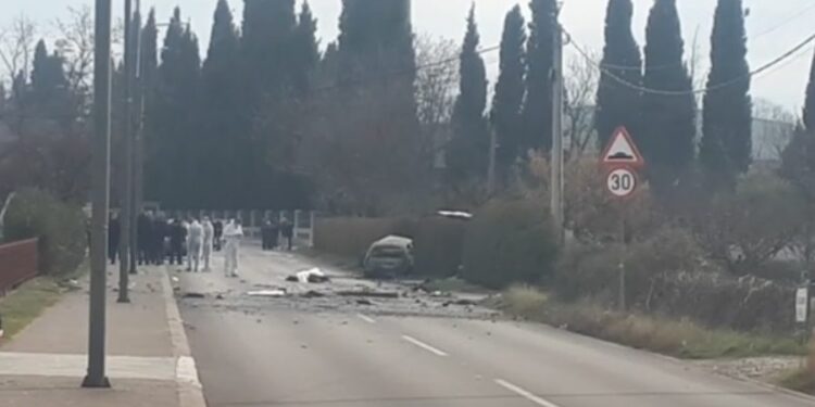 Škaljarac raznet u eksploziji automobila u Podgorici (VIDEO)