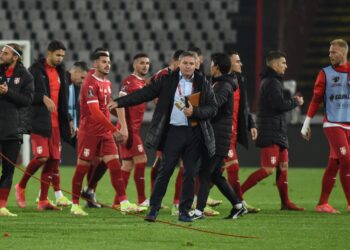 Fudbaleri Srbije stigli u Kopenhagen (FOTO)