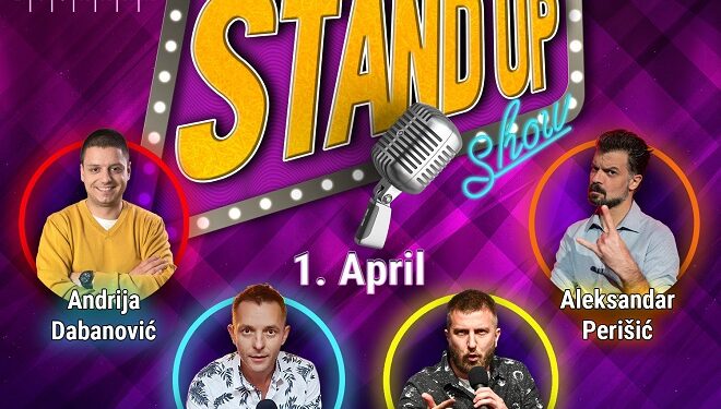 Tradicionalni prvoaprilski „Stand Up Show“ u Kombank dvorani