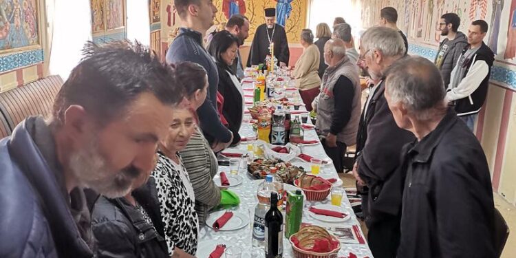 Vaskršnja trpeza za korisnike Narodne kuhinje Eparhije bačke