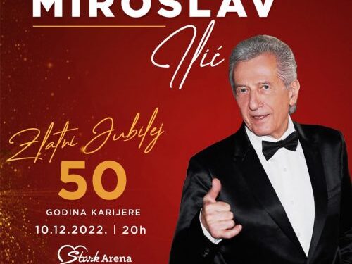 Miroslav Ilić slavi pola veka grandiozne muzičke karijere u Štark Areni sa fanovima!