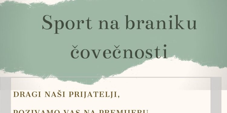 Sport na braniku čovečnosti