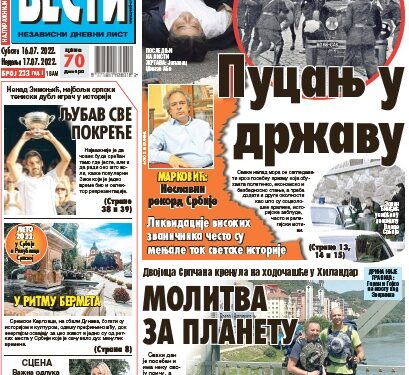 Čitajte u “Vestima”: Opet slom na Donbasu