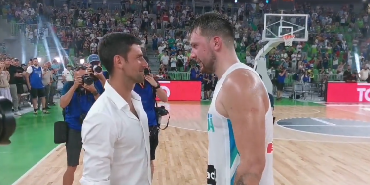 Susret Dončića i Đokovića obišao internet (VIDEO)