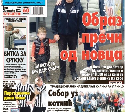 Čitajte u “Vestima”: Bitka za Srpsku