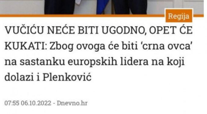 Hrvatski mediji prete Vučiću i Srbiji: Opet ćete kukati