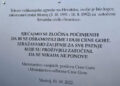 Uklanjanje spomen – ploče u Morinju u ponedeljak