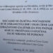 Uklanjanje spomen – ploče u Morinju u ponedeljak