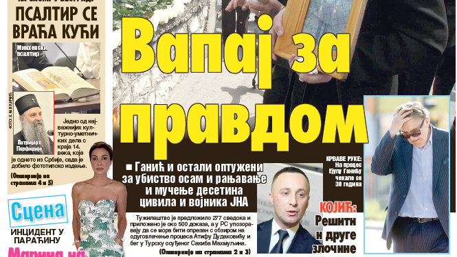 Čitajte u “Vestima”: Vapaj za pravdom