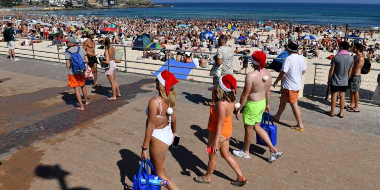 Proslava Božića na plaži