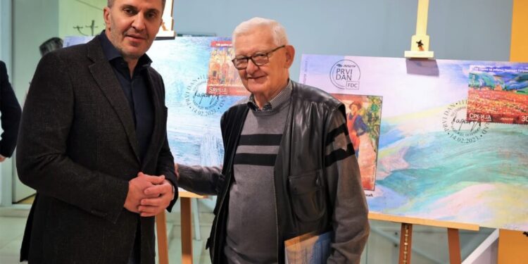 Remek-dela Nadežde Petrović iz privatnih kolekcija na poštanskim markama