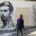 Oštećen, pa očišćen mural Đokovića na Kosovu