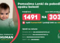 Vreme je za humanost: Lenki je potrebna naša pomoć da pobedi tešku bolest