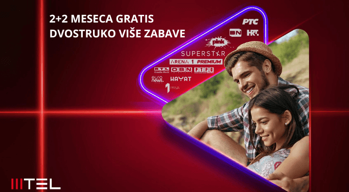 Dvostruko više zabave tokom leta uz MTEL TV
