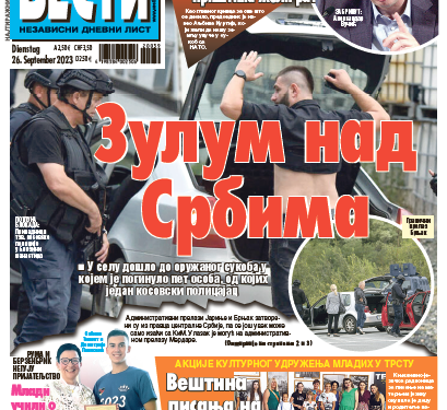 Čitajte u “Vestima”: Novi zulum nad Srbima